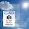 Signmission Do Not Block Mailbox Sign With Symbol, 3.5 in W x Rectangle, Vinyl Decal OS-2PACK-NS-D-35-V-11082 - alternate 4